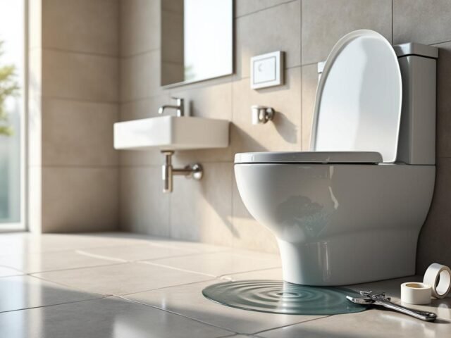 Chasse d’eau qui coule : la méthode simple pour la réparer sans démonter le réservoir
