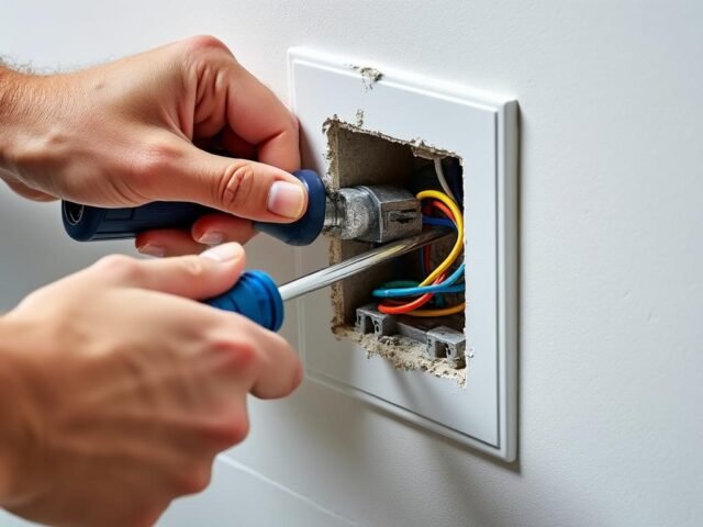 Comment remplacer une prise encastrée sans abîmer le mur