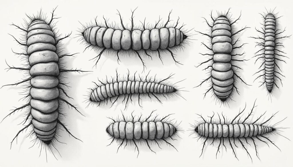 découvrez notre guide visuel complet pour identifier facilement une larve de guêpe. apprenez à reconnaître chaque étape grâce à des images détaillées et des conseils pratiques.