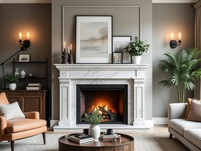 Rénover un salon avec cheminée en marbre : garder ou relooker ?