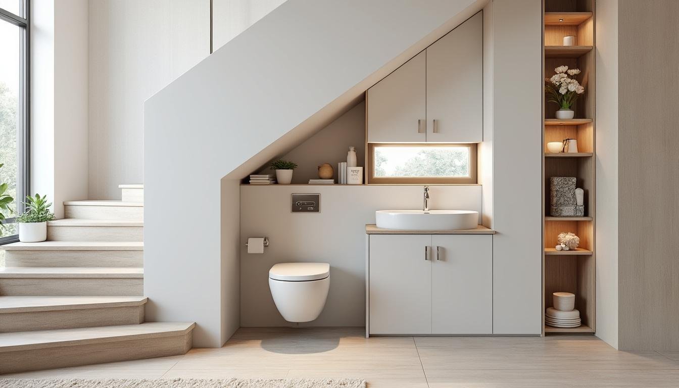 découvrez comment aménager des toilettes sous escalier pour optimiser l'espace sans gros travaux. astuces pratiques et idées d'aménagement efficaces.