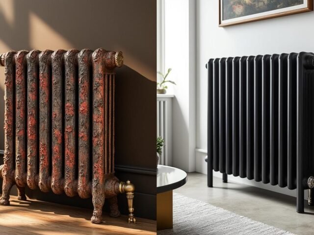 Radiateurs anciens en fonte : les conserver ou les remplacer ?