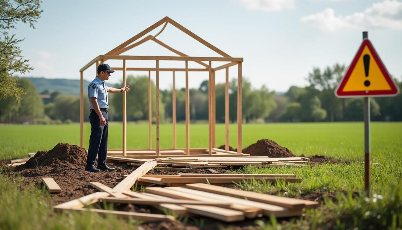 découvrez les risques encourus lors de travaux réalisés sans autorisation en zone rurale et comment les éviter pour se conformer à la réglementation.