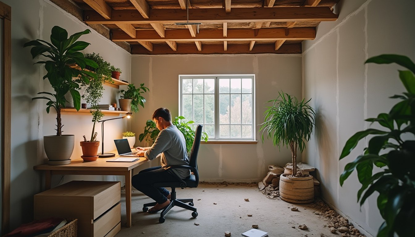découvrez des astuces pratiques pour travailler efficacement chez vous pendant les travaux, garder votre sérénité et éviter le stress au quotidien.