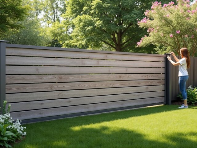 Poser une barrière anti-intrusion discrète pour protéger son jardin